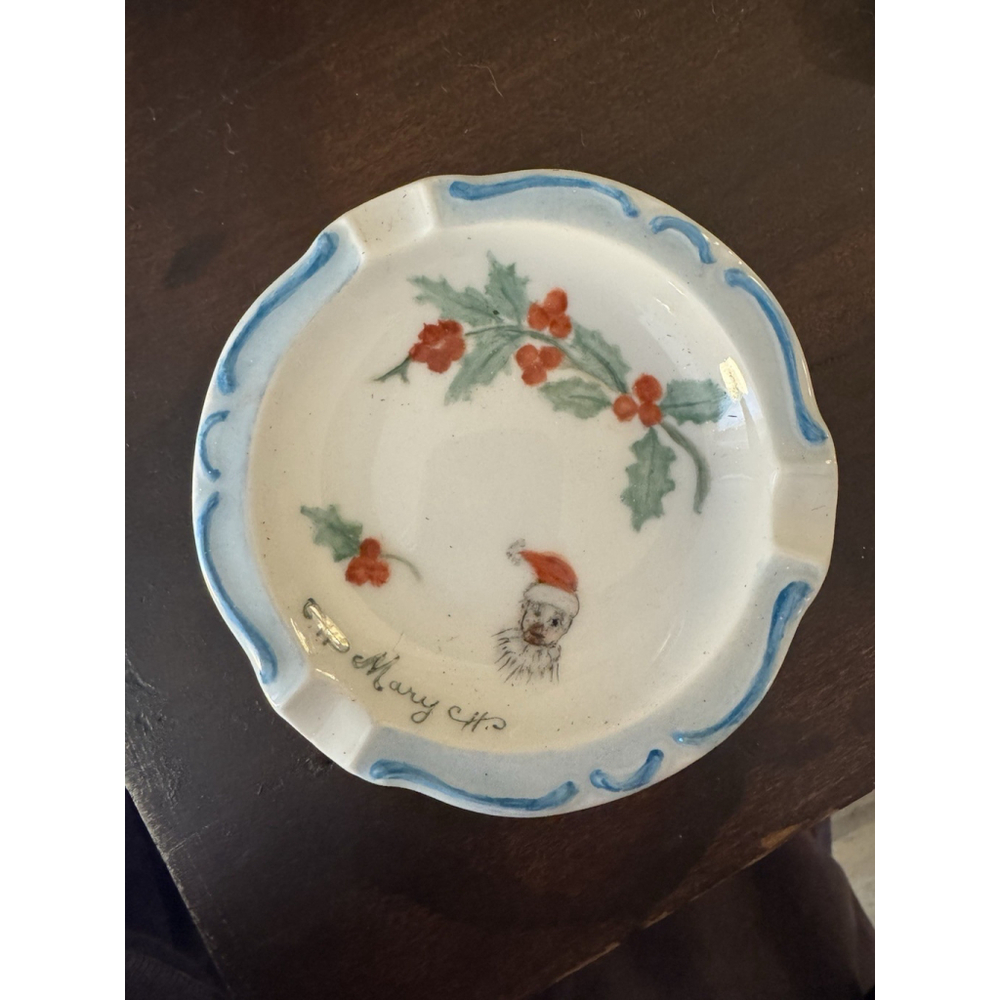 Christmas ashtray
